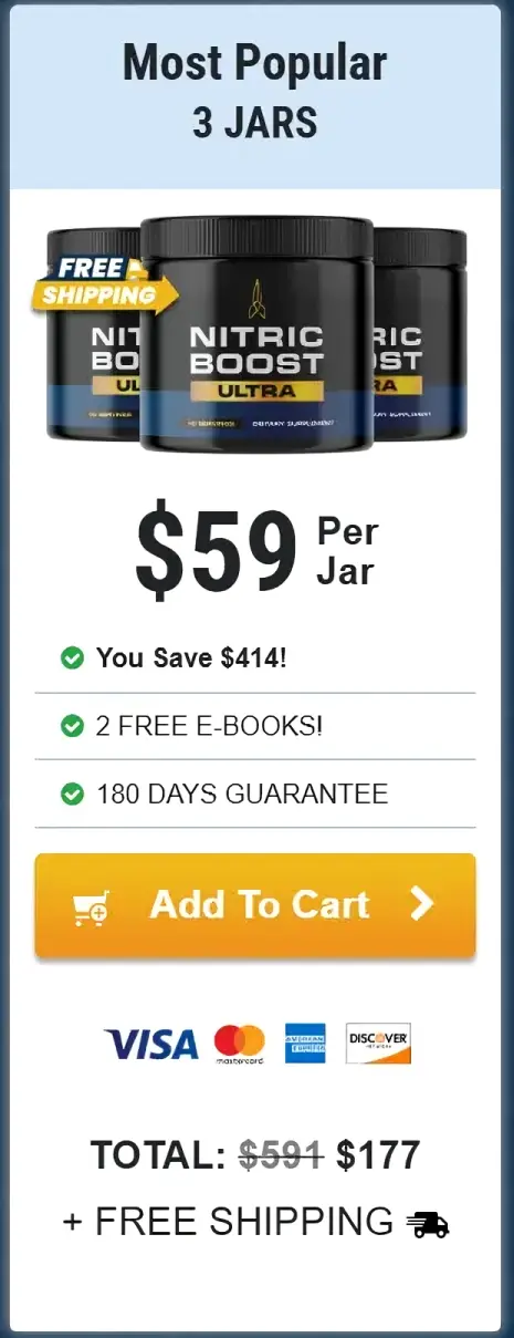 Nitric Boost Ultra 3 Bottle Price